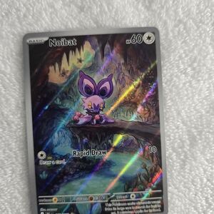 Pokemon Noibat 169/159 SV09 Journey Together Holo Illustration Rare